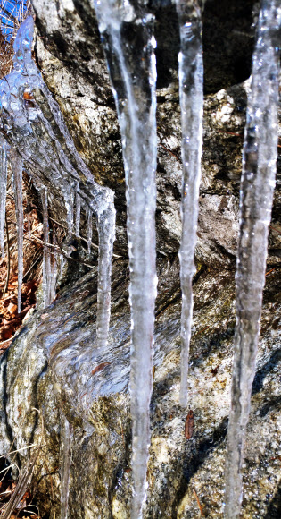 대관령 수정 고드름