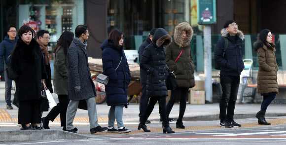 올가을 가장 추운 출근길