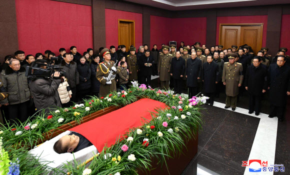 북한 김철만 장의식
