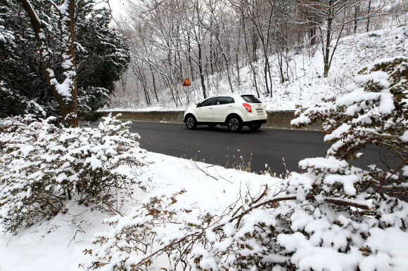 한계령 겨울 속으로