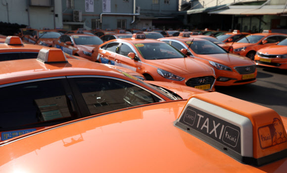 움직이지 않는 택시