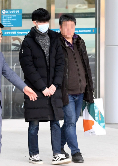 첫 퇴원하는 강릉 펜션사고 학생