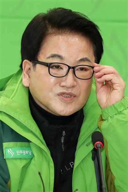 선거제도 개혁 촉구하는 정동영 평화당 대표