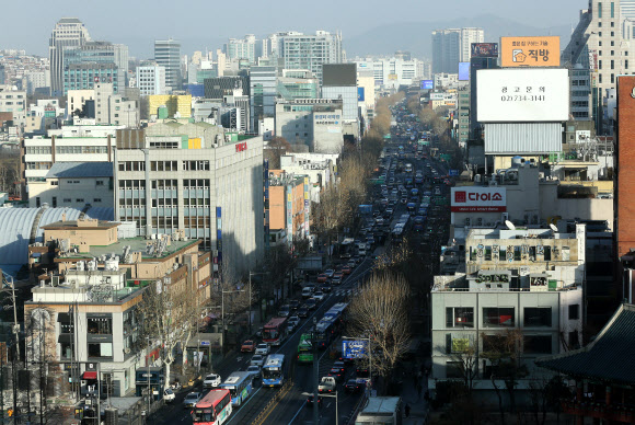 서울 시내 가시거리 개선