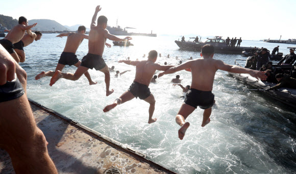 해군 SSU 혹한기 훈련