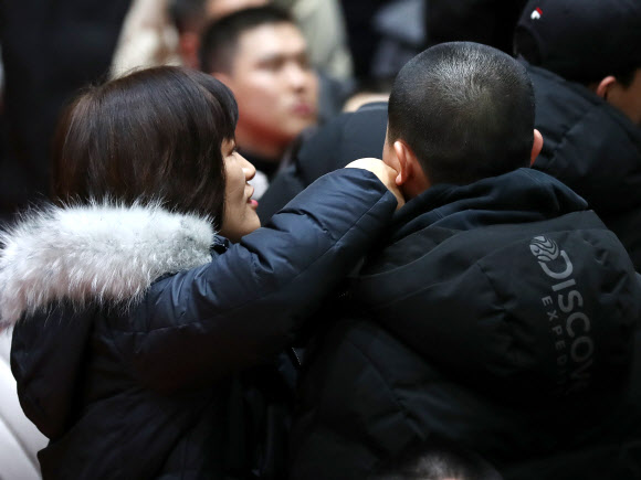 모자(母子)의 작별인사