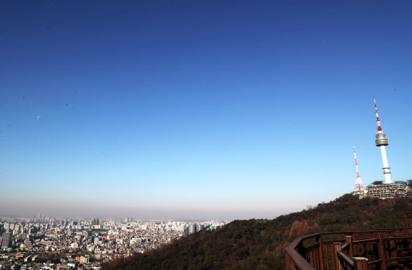 푸른 하늘로 시작하는 주말