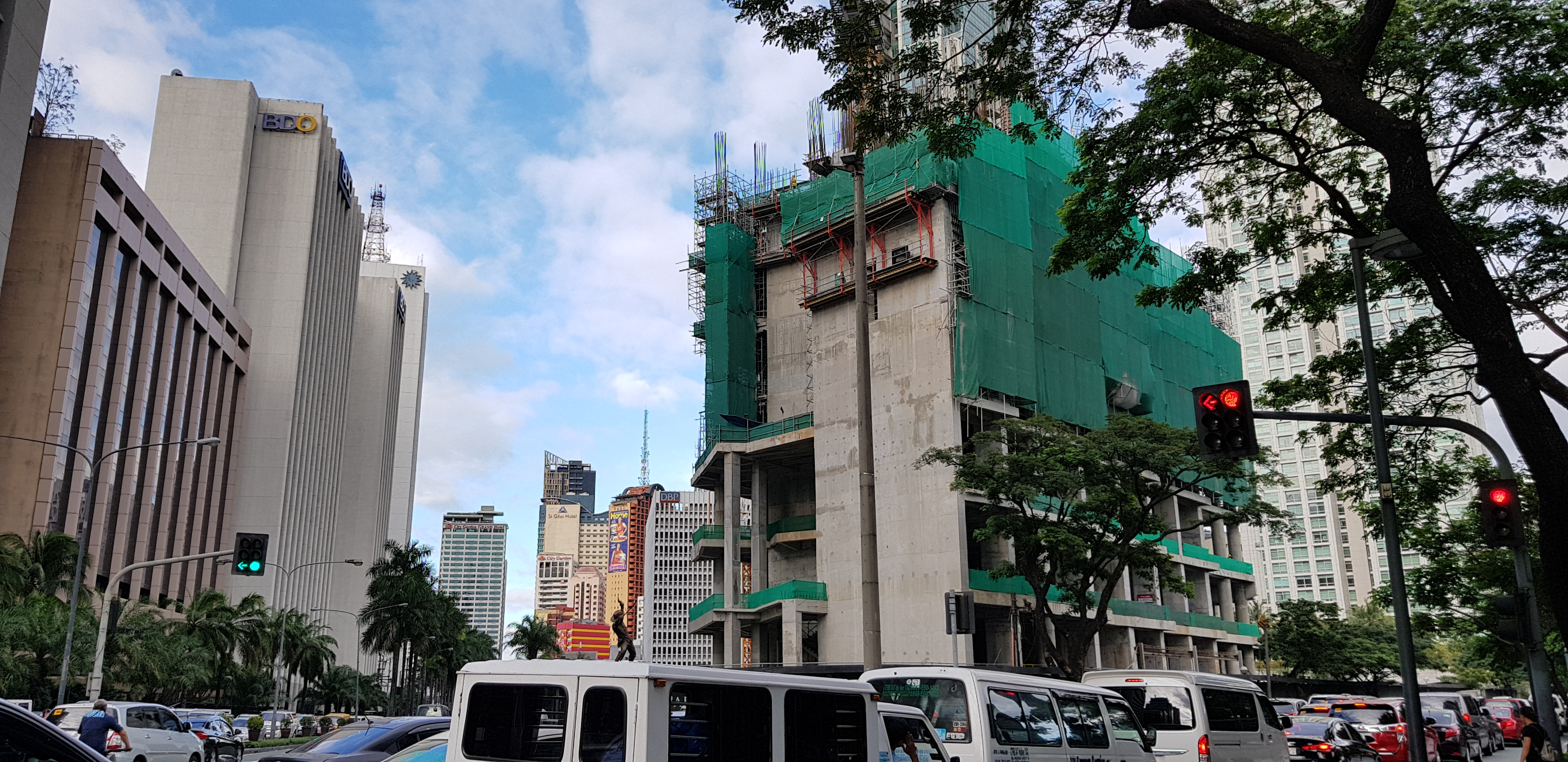 마닐라 시내의 도심재개발