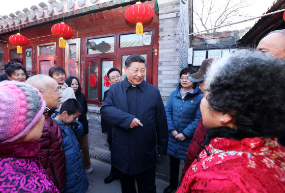 춘제 앞두고 민심 살피는 시진핑
