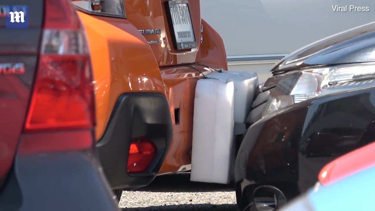 태국 방콕 차투차크 지역의 악명높은 무료 주차장 모습(유튜브 영상 캡처)