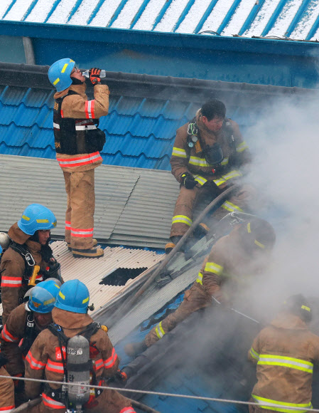 목을 축일 때도 진화 작업은 계속