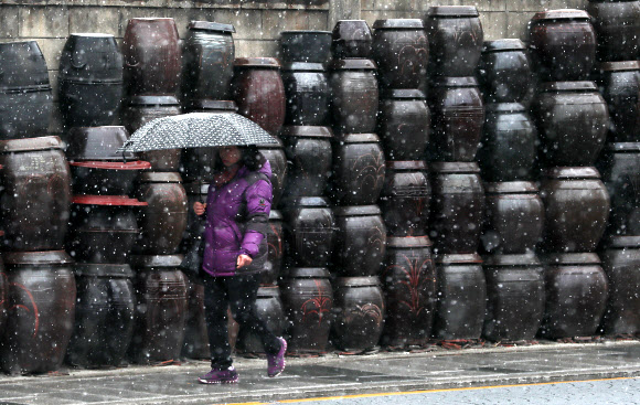 서울에 내리는 눈