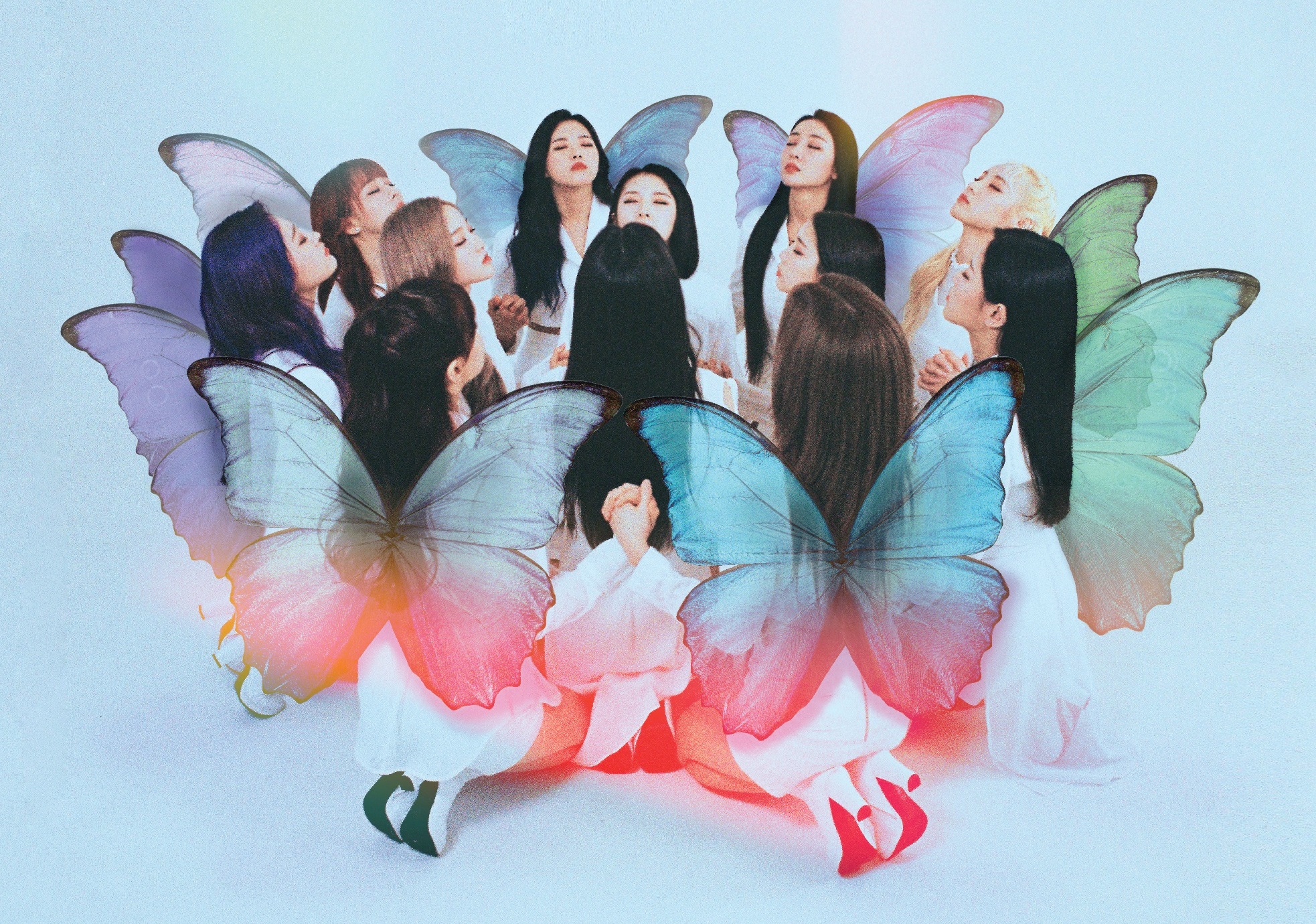 19일 신곡 ‘버터플라이’를 발표하는 이달의 소녀의 컨셉트 이미지. 블록베리크리에이티브 제공
