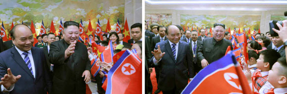 베트남 서열 2위와도 만난 김정은 위원장