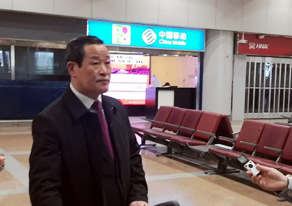 김성 주유엔 북한대사 베이징 도착