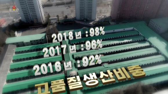 조선중앙TV, 데이터 시각화 기법 첫 시도