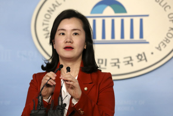 신보라 자유한국당 의원. 연합뉴스