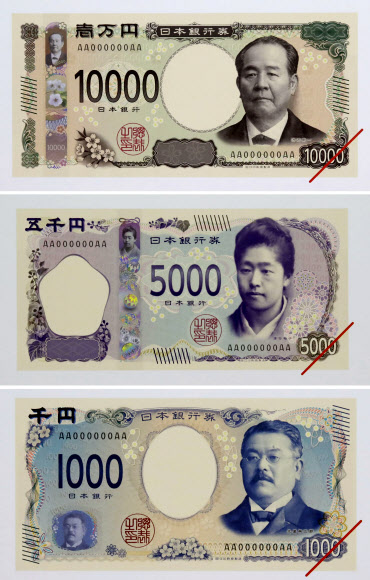 일본 정부, 지폐 속 초상 인물 교체 추진