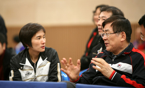 현정화의 유학길 도운 조양호 회장