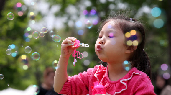 알록달록 비눗방울