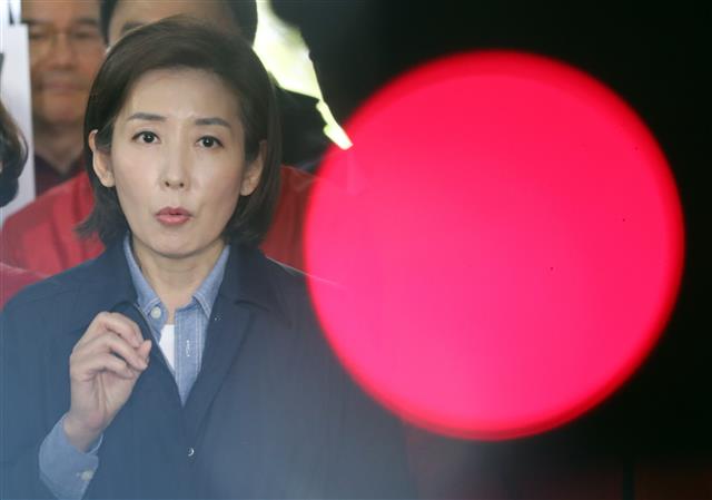 나경원 ‘선거법 개정 반드시 저지’