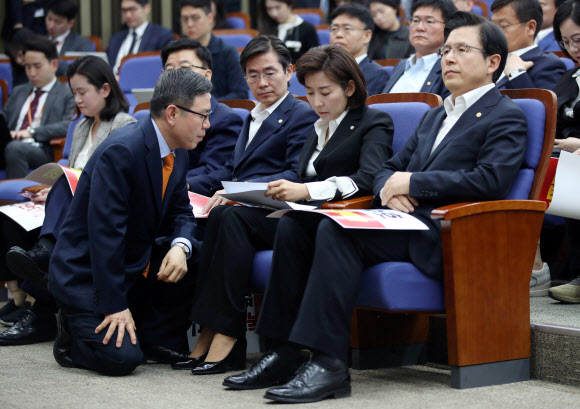 이야기 나누는 나경원