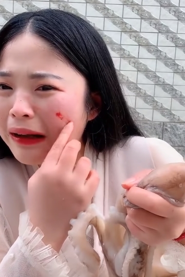 살아있는 문어 먹으려던 여성의 결말