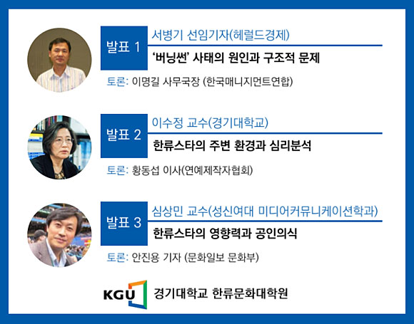 심포지엄 발제자 및 순서