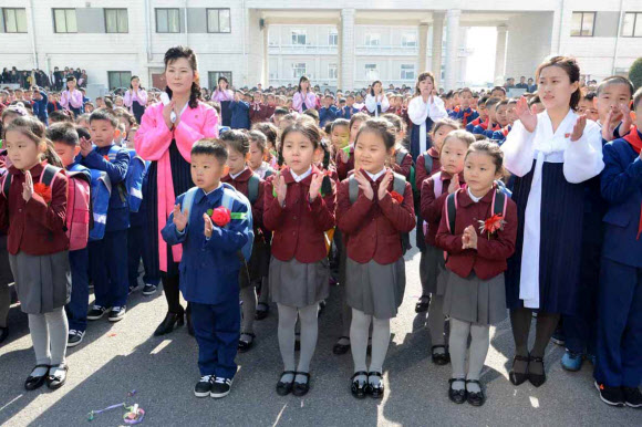 평양 소학교 개학식