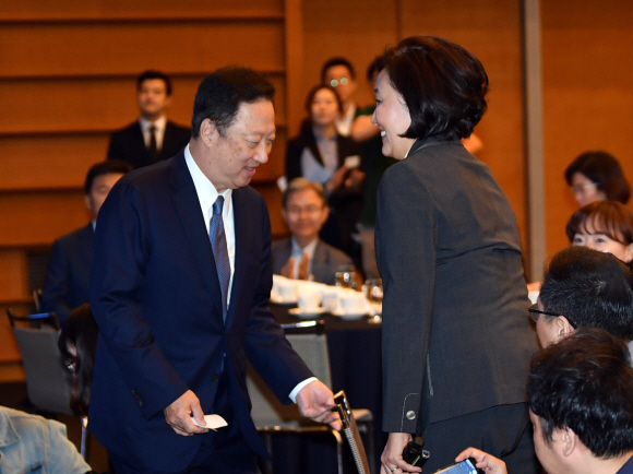 박영선 장관, 대한상의 주최 CEO 간담회 참석  