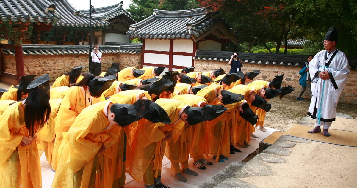 필암서원의 가을철 제향 모습. 한국의 서원 통합보존관리단 제공