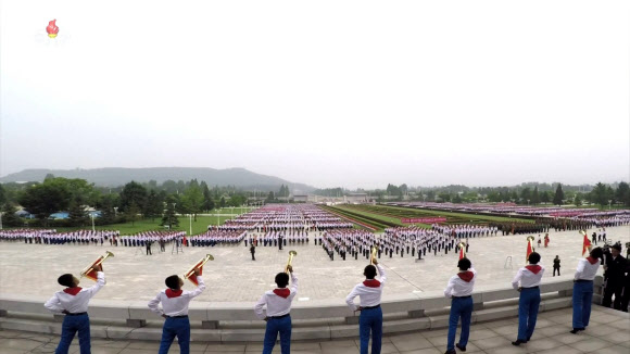 북한, 조선소년단 창립 73주년 기념 전국연합단체대회