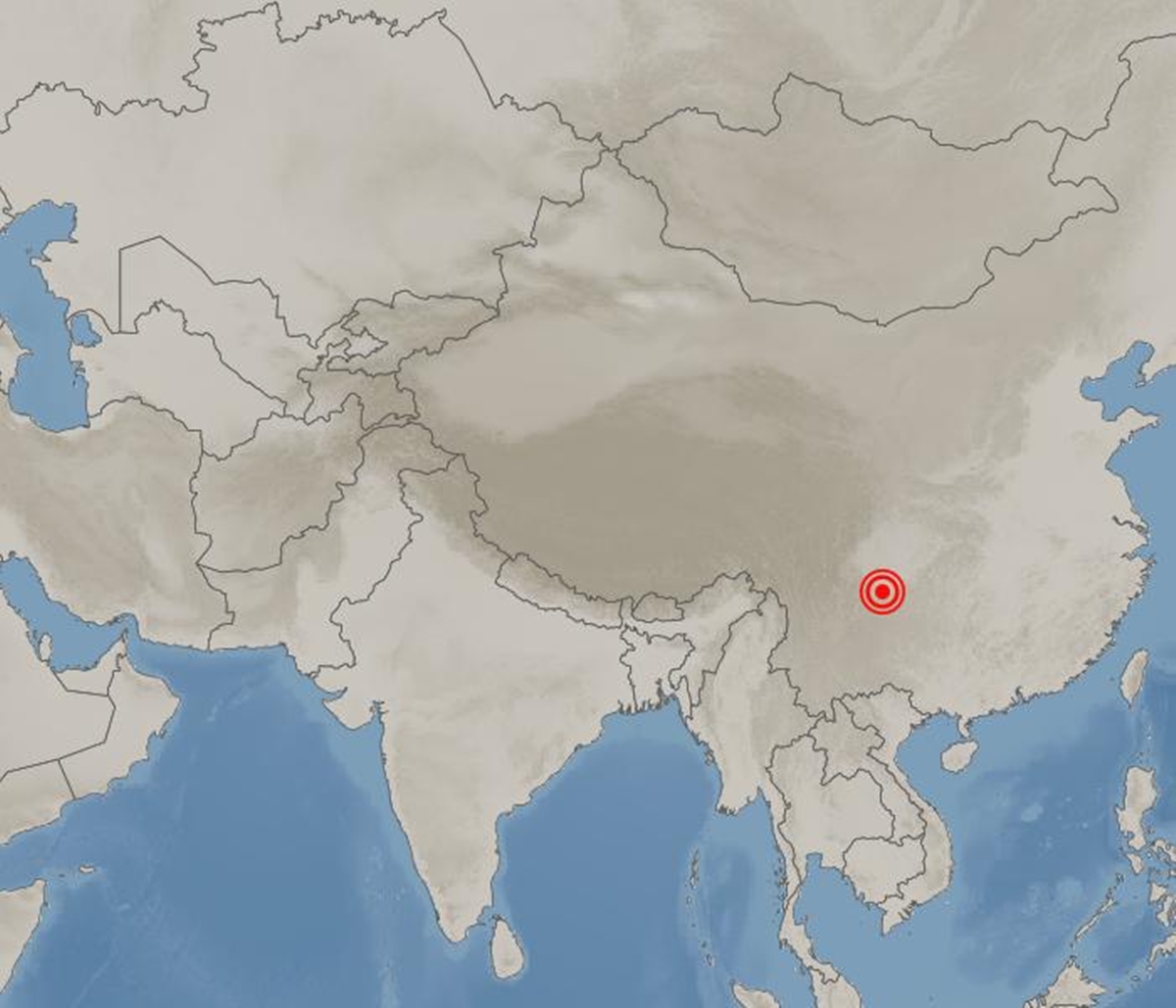 중국 서남부 쓰촨성 이빈시 창닝현에서 지난 17일(현지시간) 밤 10시 55분 규모 6.0의 지진이 발생했다. 기상청 제공