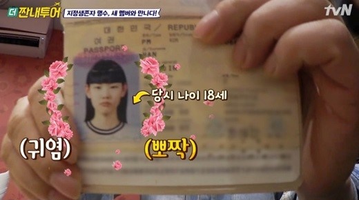 한혜진 여권사진  