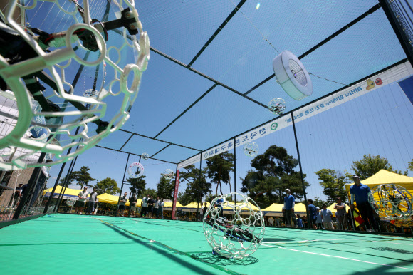 춘천드론페스티벌 ‘드론 축구대회’