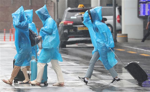 장맛비 시작된 제주