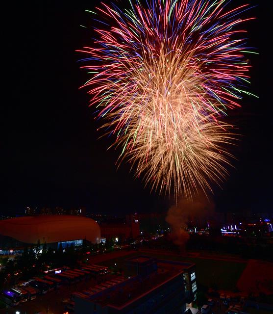 세계수영선수권대회 개막식 ‘불꽃 쇼’