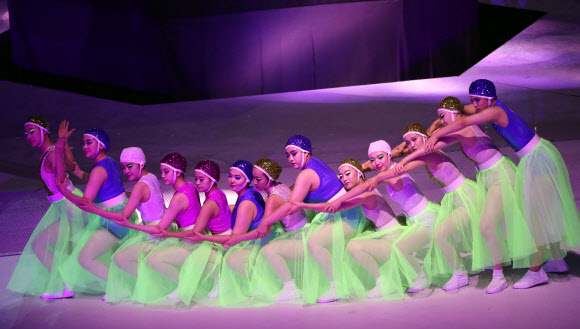 수영대회 개막식 공연