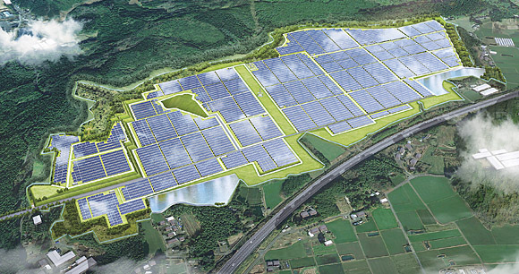 일본의 EBINO 프로젝트는 40㎿용량의 발전설비로 에스에너지 최대 규모의 사업이다.