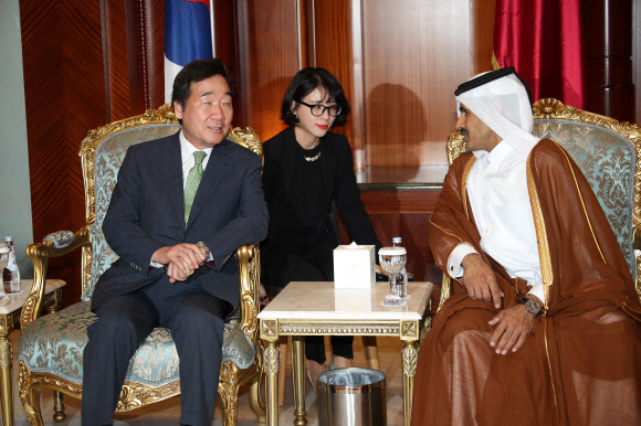 카타르 도착한 이낙연 총리