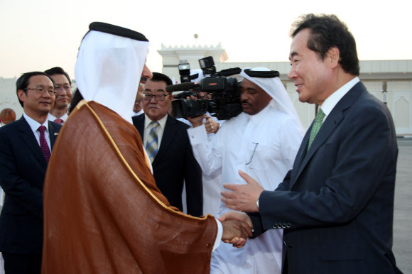 카타르 도착한 이낙연 총리