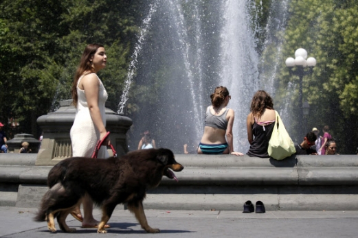 Record hot temperatures in New York City