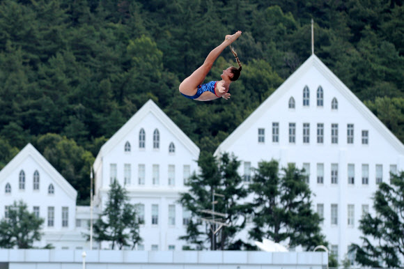 동메달 제시카 멕컬리 비행