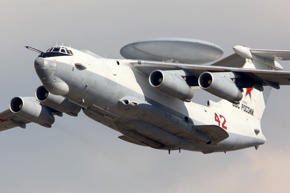 러시아의 조기경보통제기 A-50 자료사진. 123RF