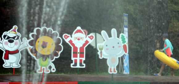 화천 쪽배축제 안개터널