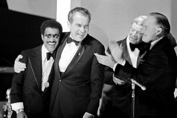 Richard Nixon, Sammy Davis Jr., Bob Hope