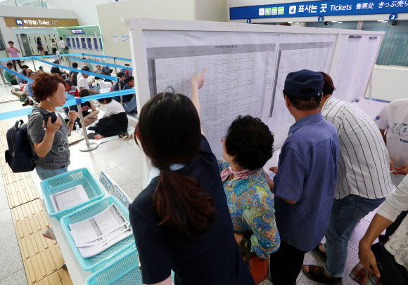 다가오는 추석, 열차 승차권 예매 시작