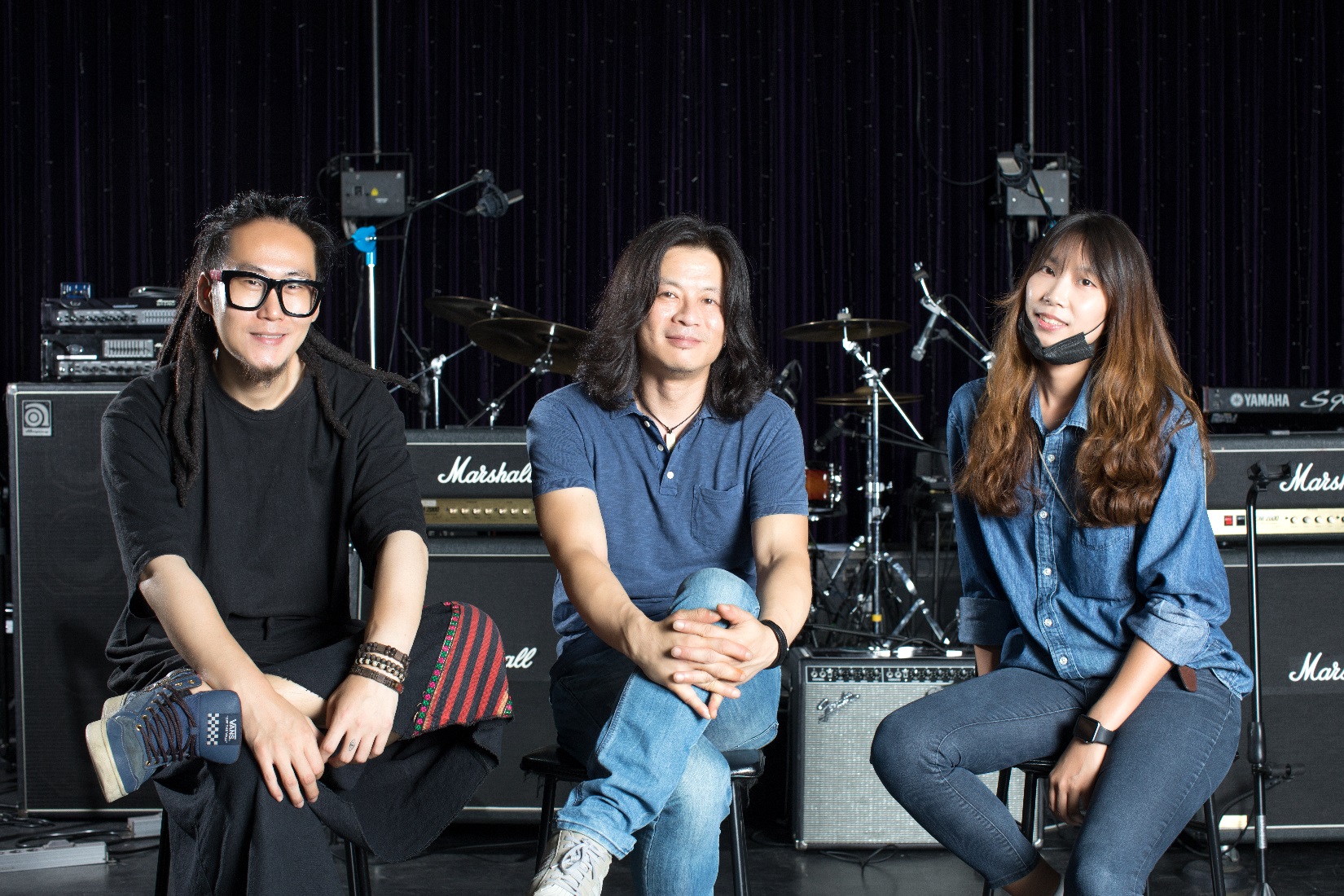 3인조 하드록밴드 해리빅버튼. 왼쪽부터 유연식(드럼), 이성수(기타·보컬), 김인영(베이스). CJ문화재단 제공