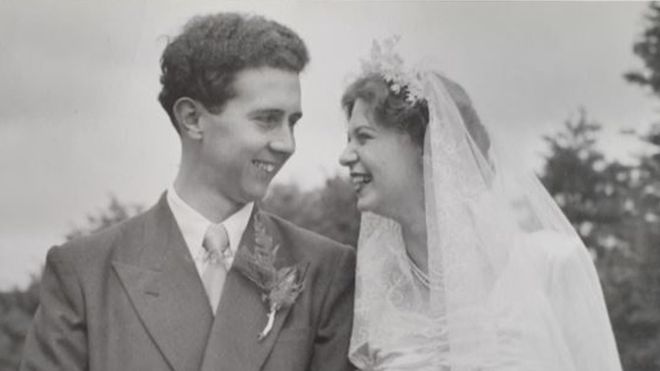 1948년과 이듬해 러브레터를 주고받다 1951년 하워드 로버트 비슬리와 결혼한 노르마 비슬리.  노르마 비슬리 제공