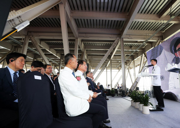 경과보고 하는 이국종 센터장